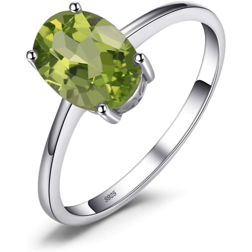 14K Gold Plated Natural Gemstone Rings for Women – Perfect Anniversary Gift